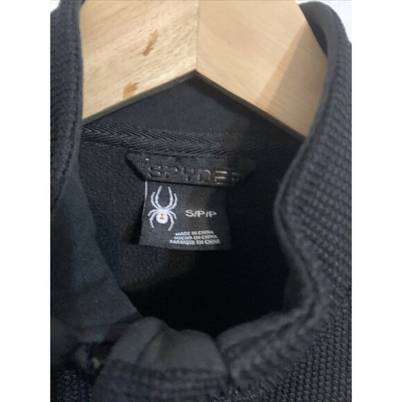 Spyder Womens Black Slim Jacket OU Logo Embroidered Sz S Boomer Sooner Sportcore - Picture 8 of 11